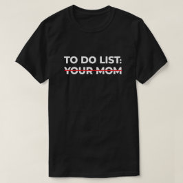 För att göra lista över Mamma, så är det en Sarcas T Shirt