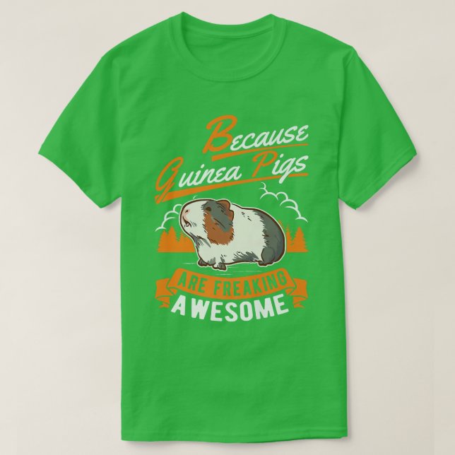 För att Guinea Grisar är befriat från fantastisk G T Shirt (Design framsida)