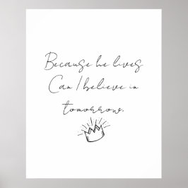 För att han lever poster