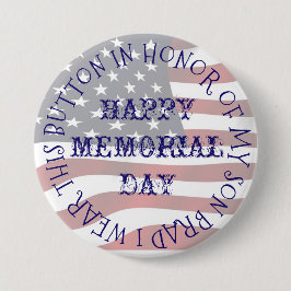 För att hedra din tjänst Militär knapp