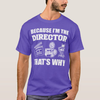 För att Imhe Producerhats Varför filmdirektörretro T Shirt