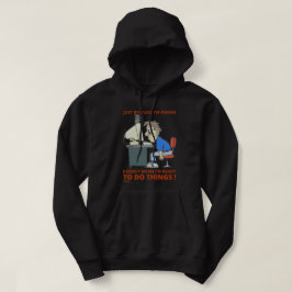 FÖR ATT JAG ÄR AWAKE INTE ELAK JAG ÄR REDO HOODIE