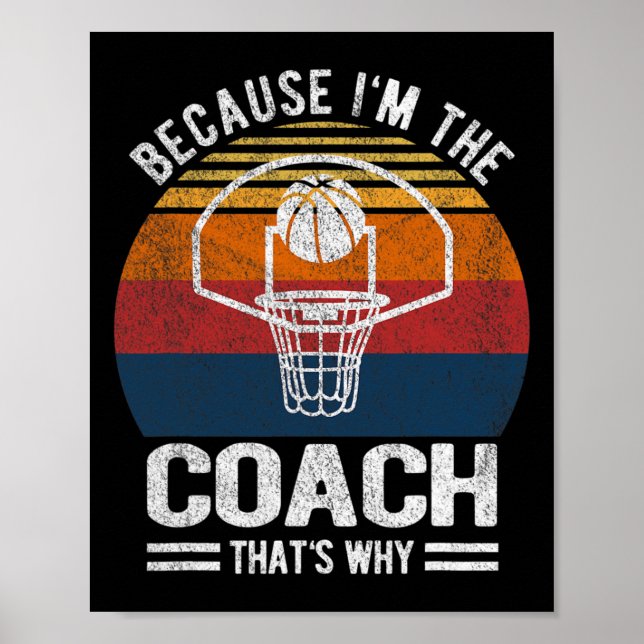 För att jag är Bysketbyll Coach Bysketbyll Poster (Framsidan)