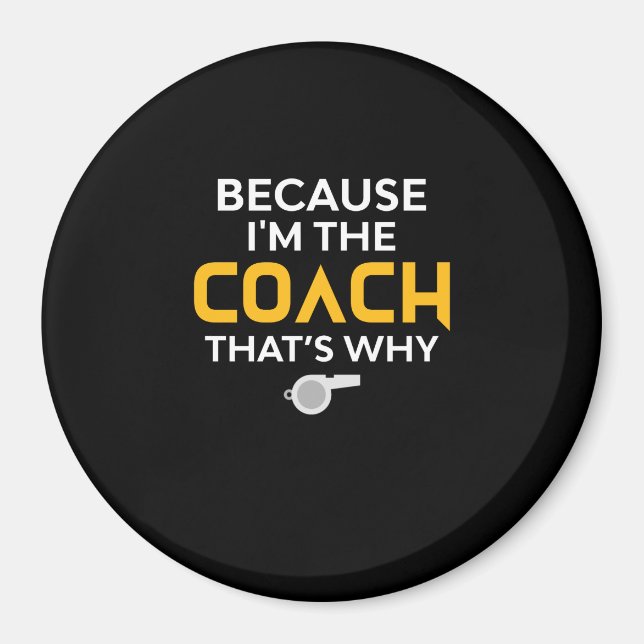 För att jag är coach... magnet (Framsidan)