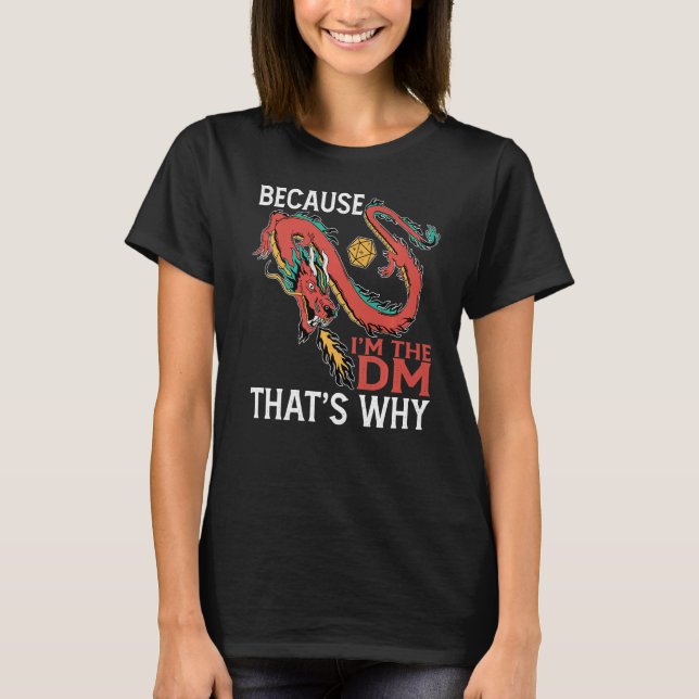 För att jag är DM.. T Shirt (Framsida)