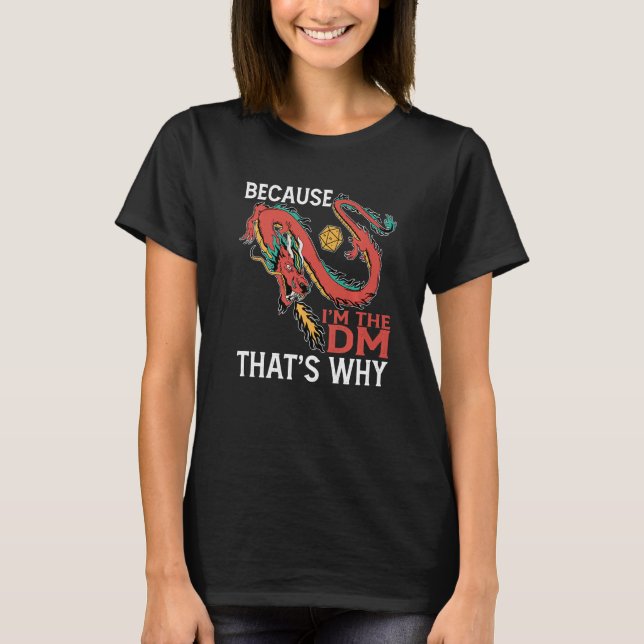 För att jag är DM.. T Shirt (Framsida)