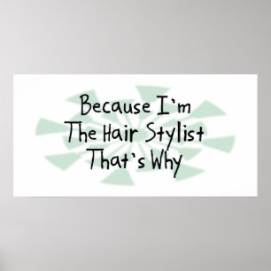 För att jag är Hair Stylist Poster