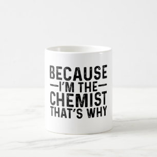 För att jag är kemist.. kaffemugg