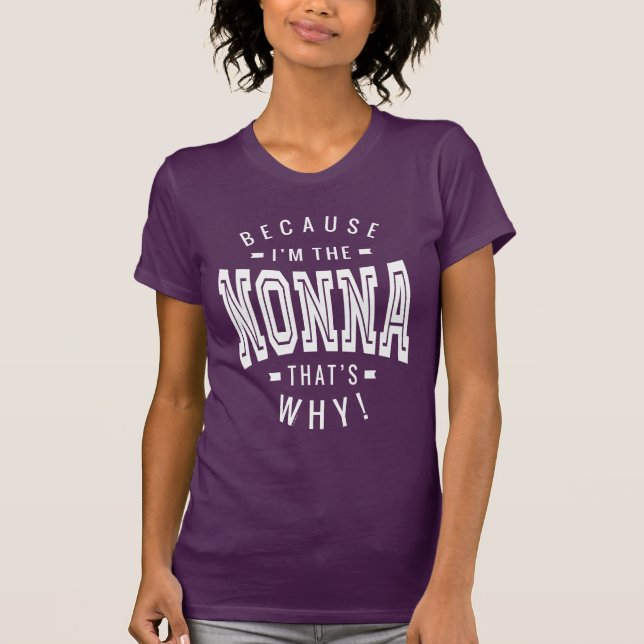 För att jag är Nonna T Shirt (Framsida)