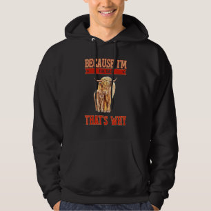 För att jag är Pappa är det därför Hoodie