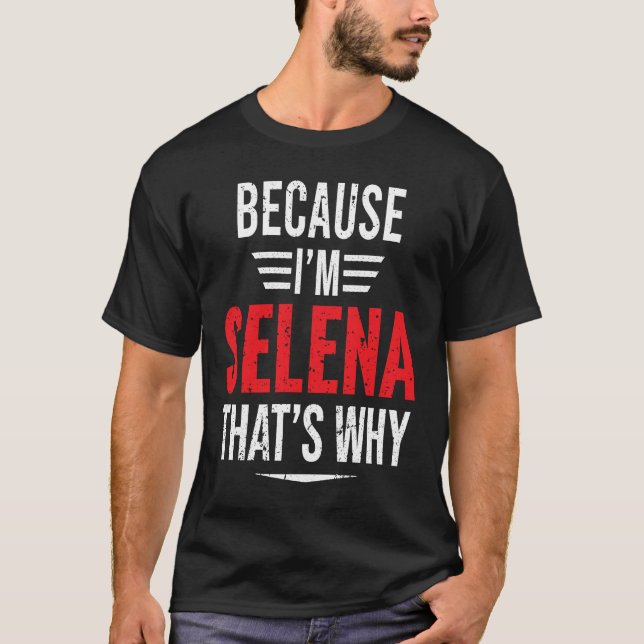 För att jag är SELENA.. T Shirt (Framsida)