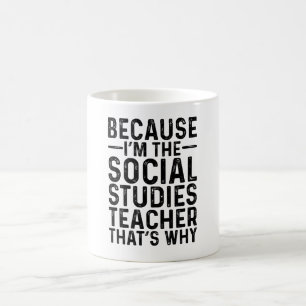 För att jag är Social studielärare... Kaffemugg