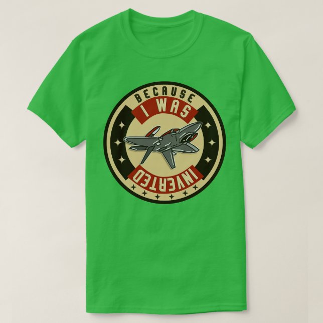 För att jag blev inverterad t shirt (Design framsida)