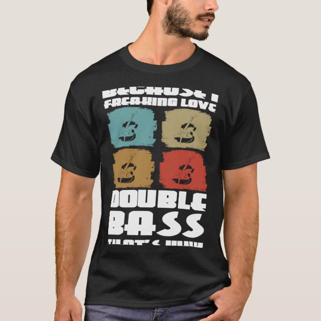 För att jag flippar levande dubblor är det därför  t shirt (Framsida)
