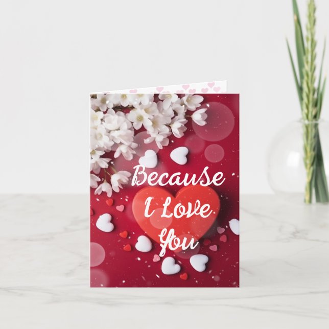 För att jag kärlek dig kort (Framsida)