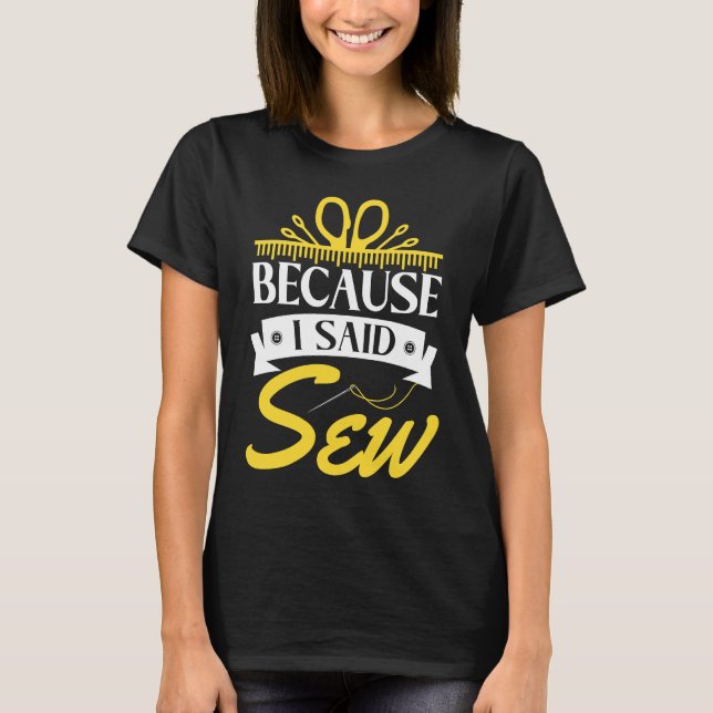 För att jag sa att sågsnö 2 t shirt (Framsida)