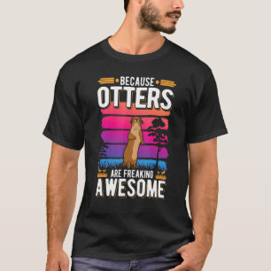 För att Otters flippar i fantastisk Otter T Shirt