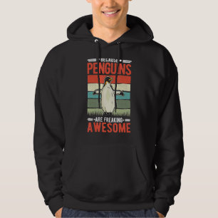 För att Penguins fryser Fantastisk Penguin Hoodie