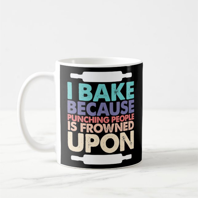 För att Slå folk är en grogrund Kaffemugg (Vänster)