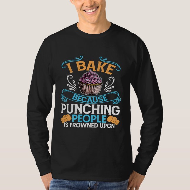 För att Slå folk är uttråkade på Ba T Shirt (Framsida)