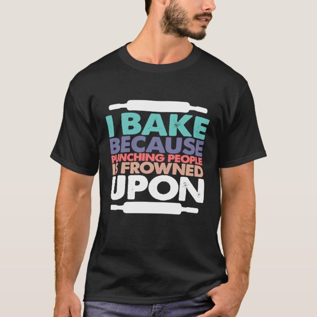 För att Slå folk är uttråkade på Ba T Shirt (Framsida)