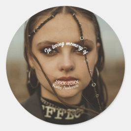 För att spara minne för att lägga till namn-minnes runt klistermärke