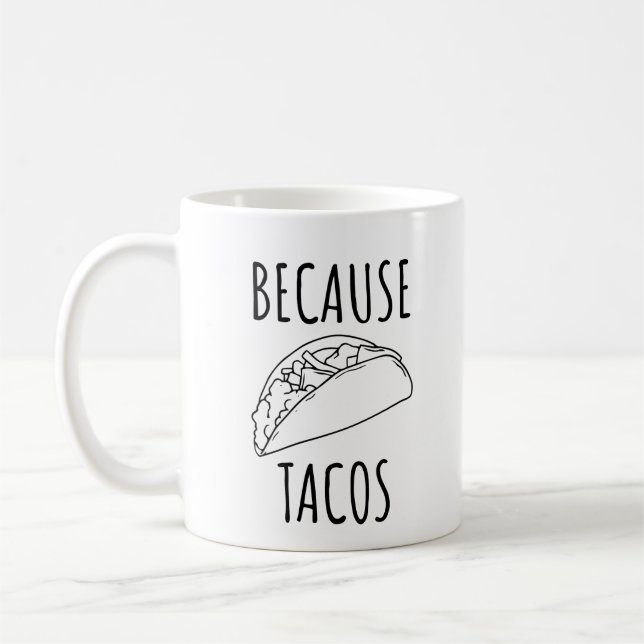 För att Tacos Kaffemugg (Vänster)