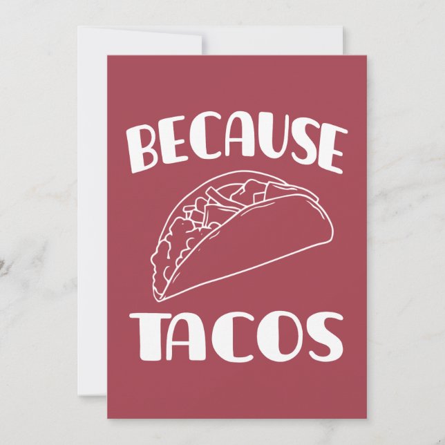 För att Tacos Spara Datumet (Framsida)