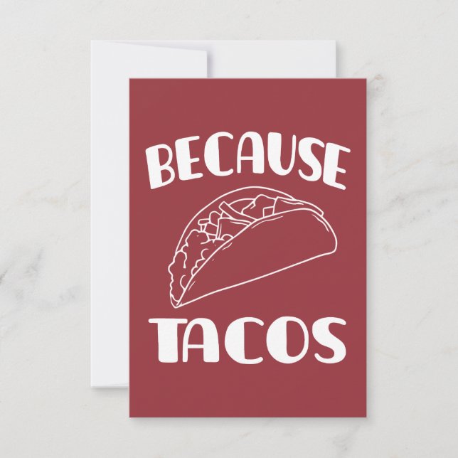 För att Tacos Tack Kort (Framsida)