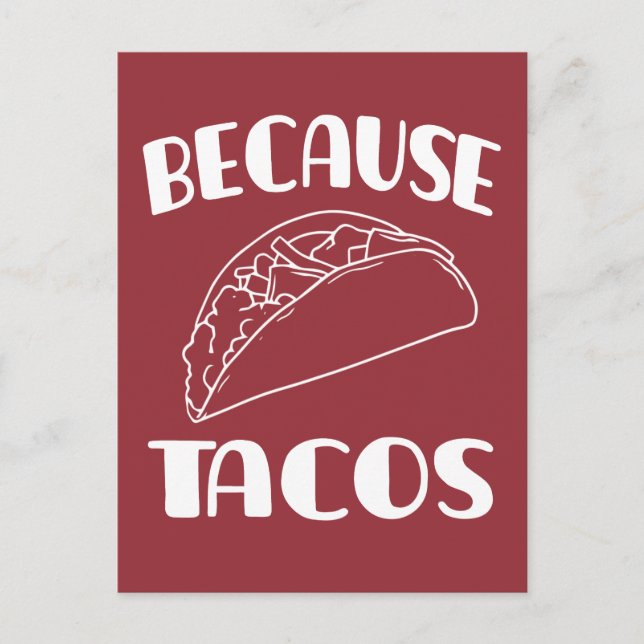 För att Tacos Vykort (Framsida)