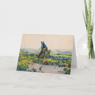 För att vara en bondpojke   Winslow Homer Kort