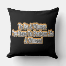 "För att vara en vinnare".. Köp nu Kudde