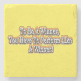 "För att vara en vinnare".. Köp nu Stenunderlägg