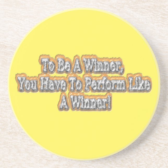 "För att vara en vinnare".. Köp nu Underlägg (Framsidan)