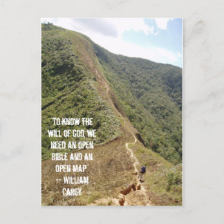 "För att veta Guds vilja, vykort