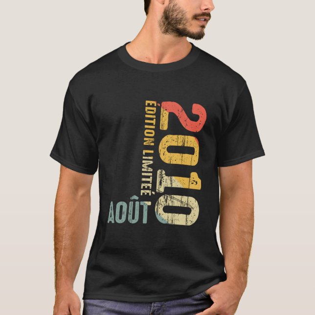För augusti 2010 År 2010 2010 Sedan 2010 2010 T Shirt (Framsida)