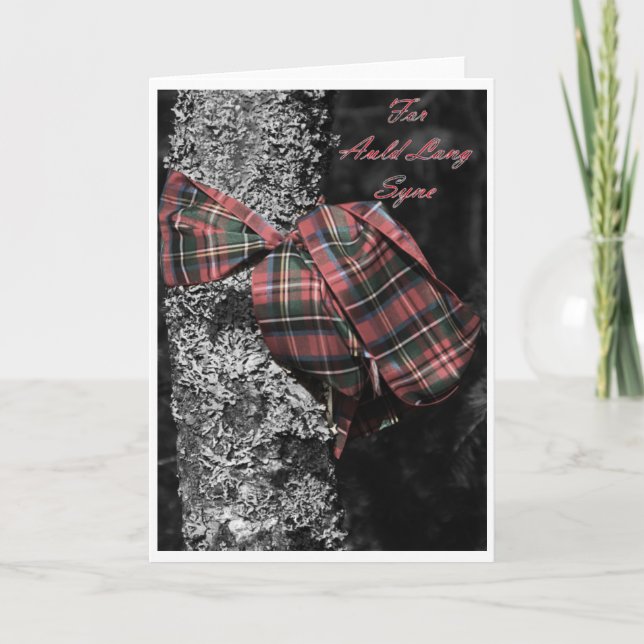 För Auld Lang Syne Greeting Card Helgkort (Framsida)