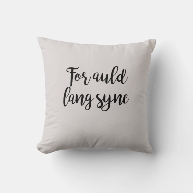 För Auld Lang Syne Kudde (Framsida)