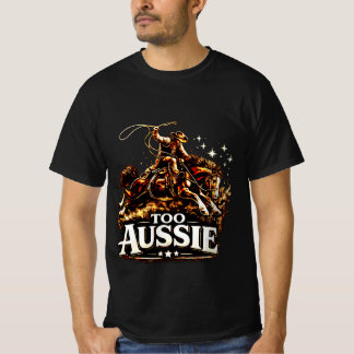 För Australienskt Cowboy Outback T Shirt