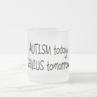 För Autism snille i dag i morgon Frostad Glasmugg