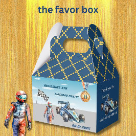  för automatisk Tävla för pojke 5:e Födelsedagsfes Presentaskar