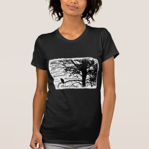 För B&W korpsvart Silhouette Nevermore T-shirt
