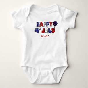 För babyar 4th först av den Juli Independenece Tee