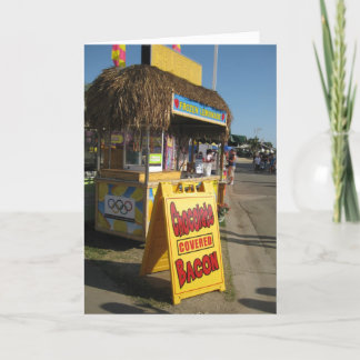 För baconfödelsedag för choklad doldt kort