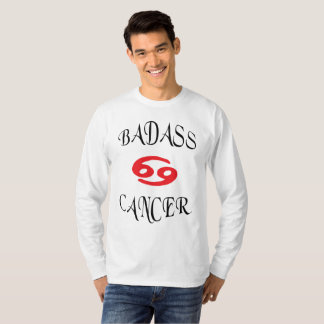 För Badass för cancerZodiaccoola rolig gåva T-shirt
