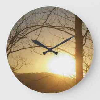 För badrummen stor klocka