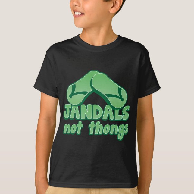 För badskorKiwi för JANDALS inte Aussie rolig Tee (Framsida)