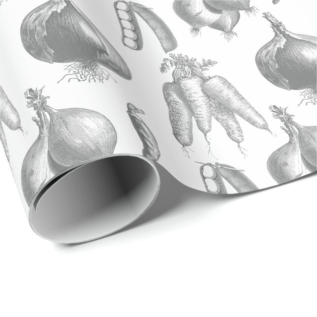 För bagerikock för kock hemlagade grönsaker för presentpapper (Rullad Hörn)