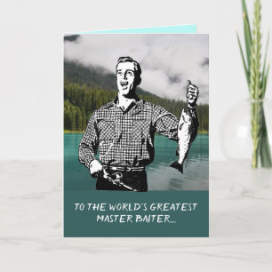 För Baiter för rolig största ledar- fars dag Kort