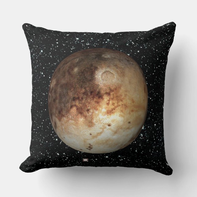 ~ för bakgrund för PLANETPLUTO stjärna (sol- Kudde (Framsida)